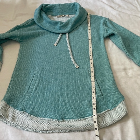 Soft Surroundings XS Santorini Shores Pullover Top Blue Casual Coastal Lounge - Picture 7 of 9